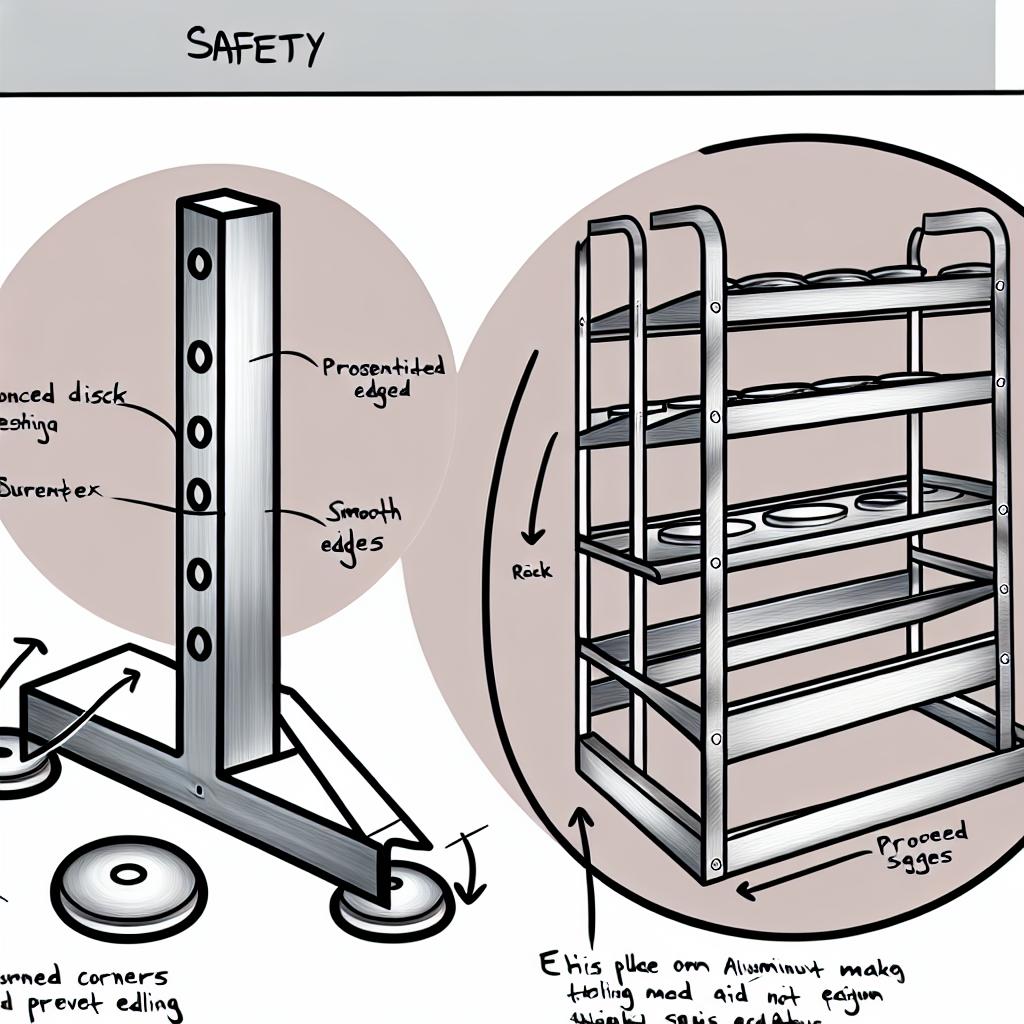 Bezpečnostní aspekty používání stojanu na alu disky