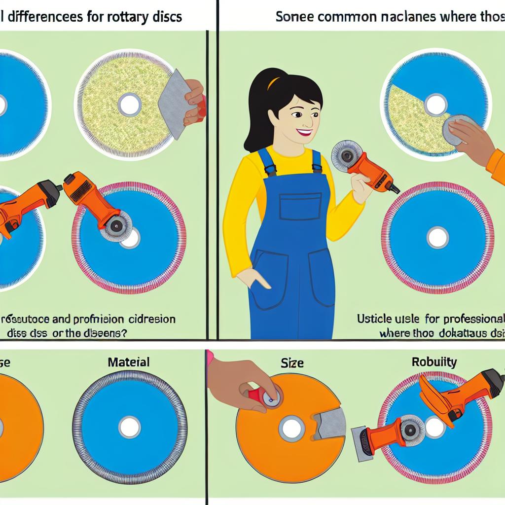 Rotační disky pro profesionální využití versus domácí použití